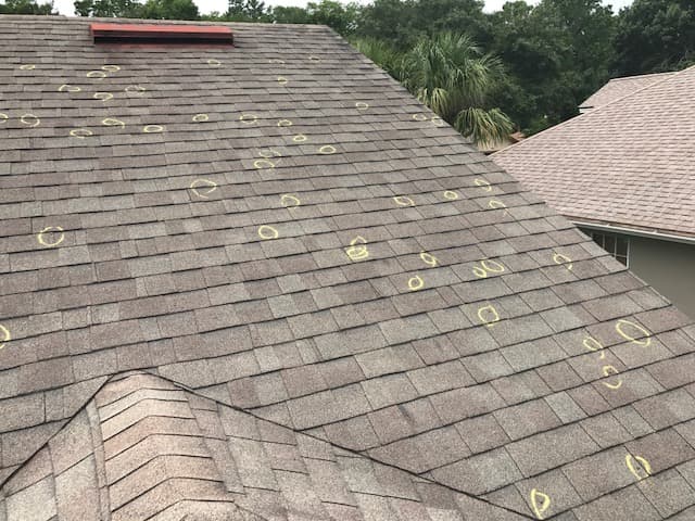 Hail Damage insurance claim