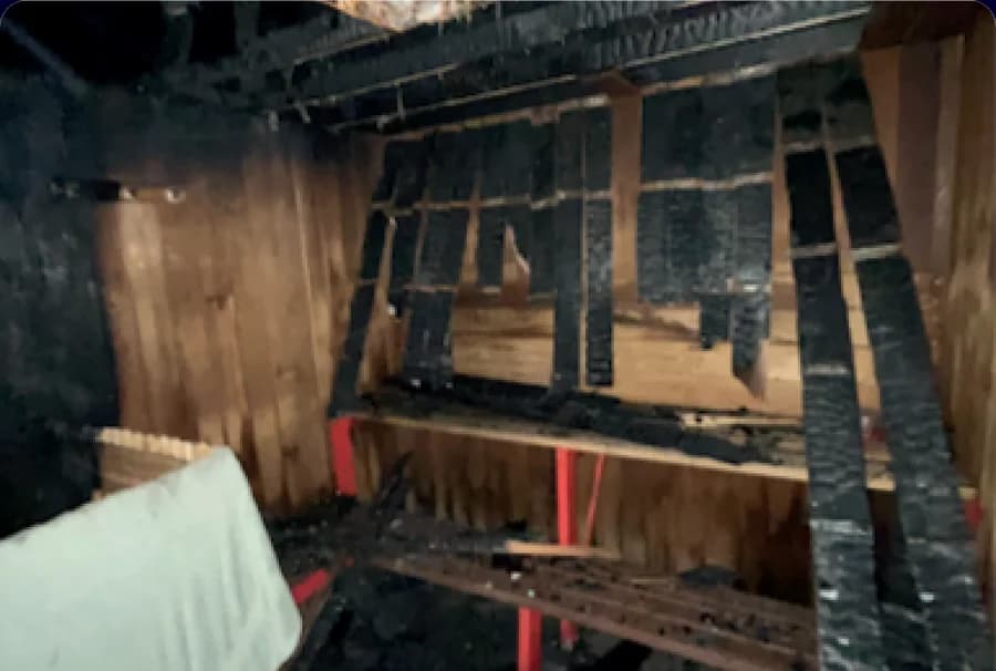 Fire Damage damage in Boynton Beach, FL