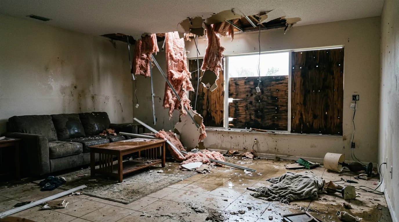 Hurricane Damage detail — Five Star Claims Adjusting